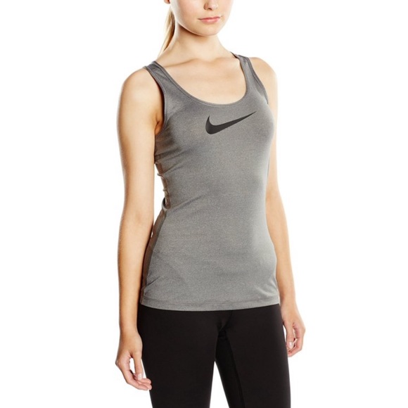 Nike Tops - Nike pro cool Dri-fit tank top gray size XS